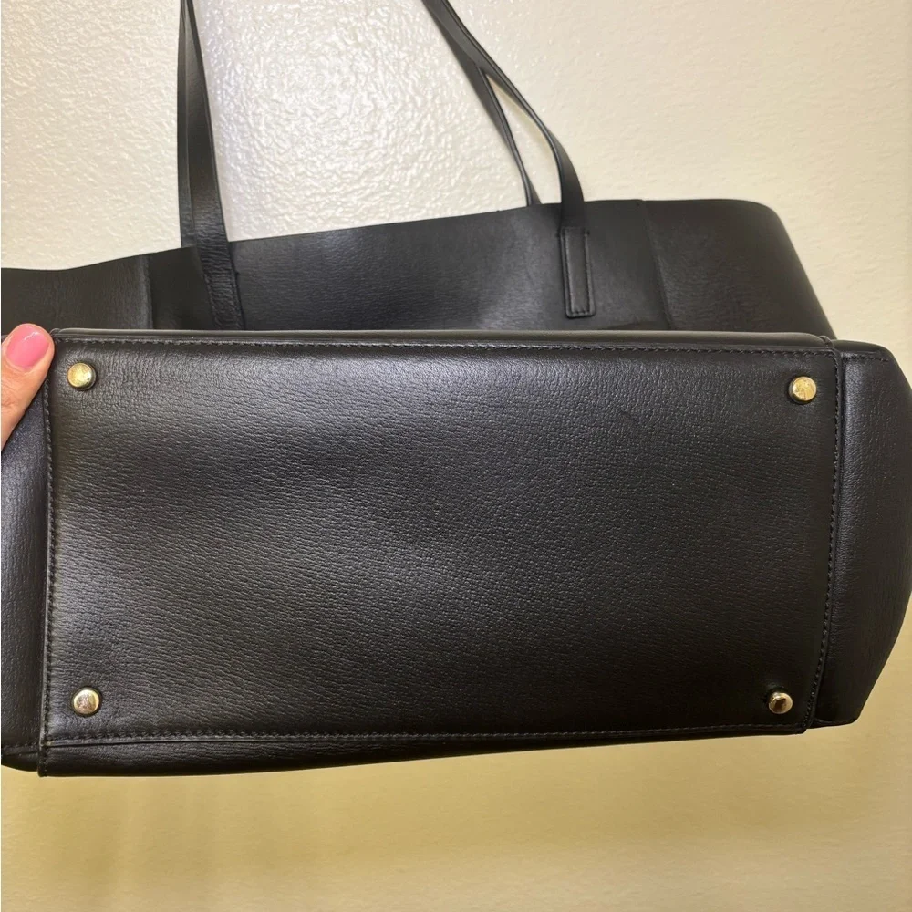 Kate Spade Black Olive Drive Brigette Tote with Bow Accent